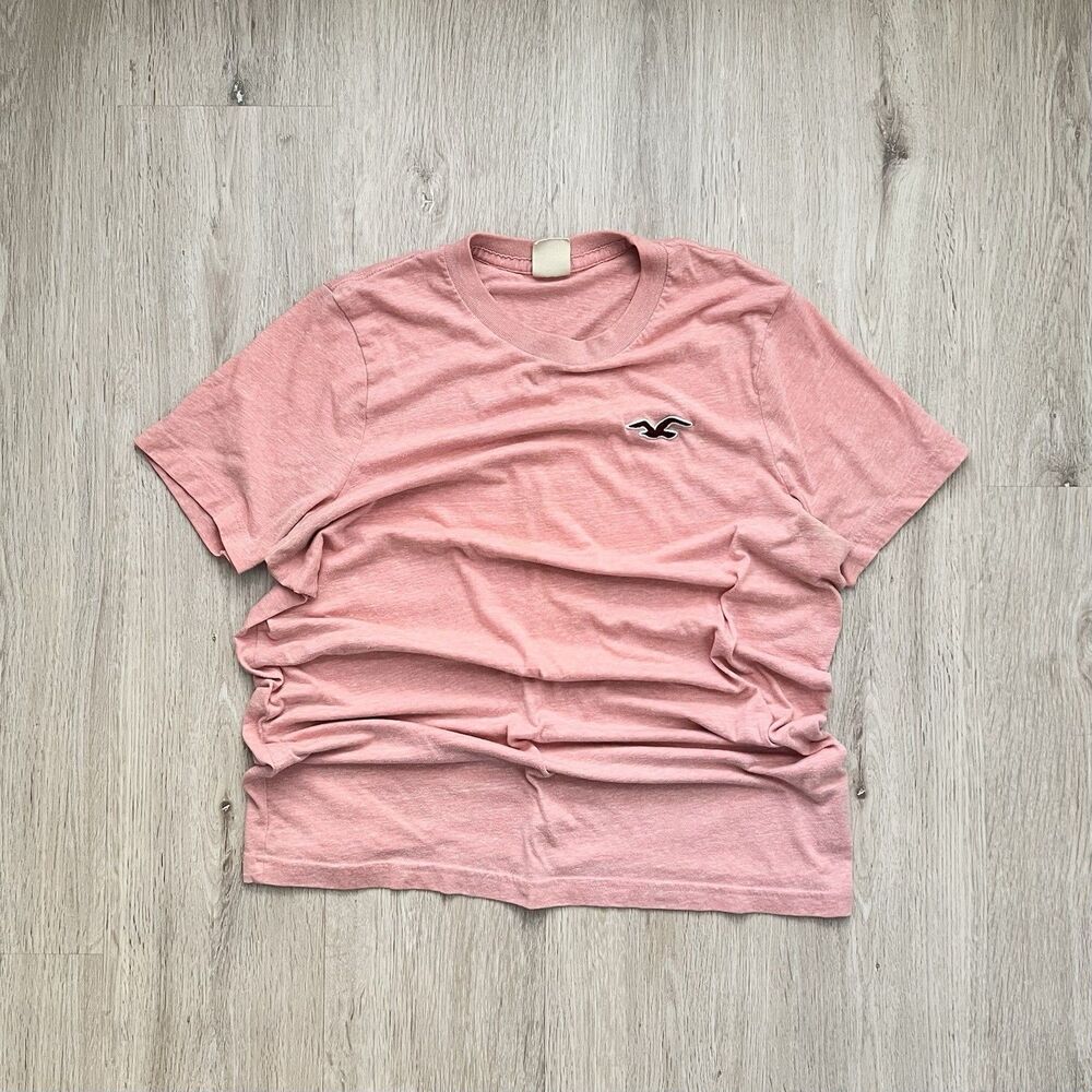 Vintage Y2K Hollister T-Shirt Mens XL Embroidered Logo Short Sleeve Tee